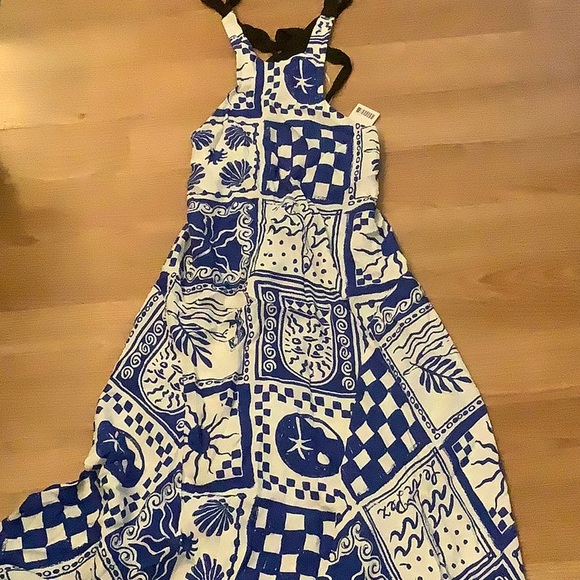 NWT UO Ecote Janet Strappy Back Midi Dress - Picture 8 of 15